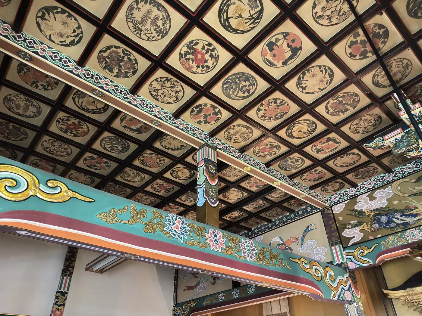 専教寺 本堂の格天井