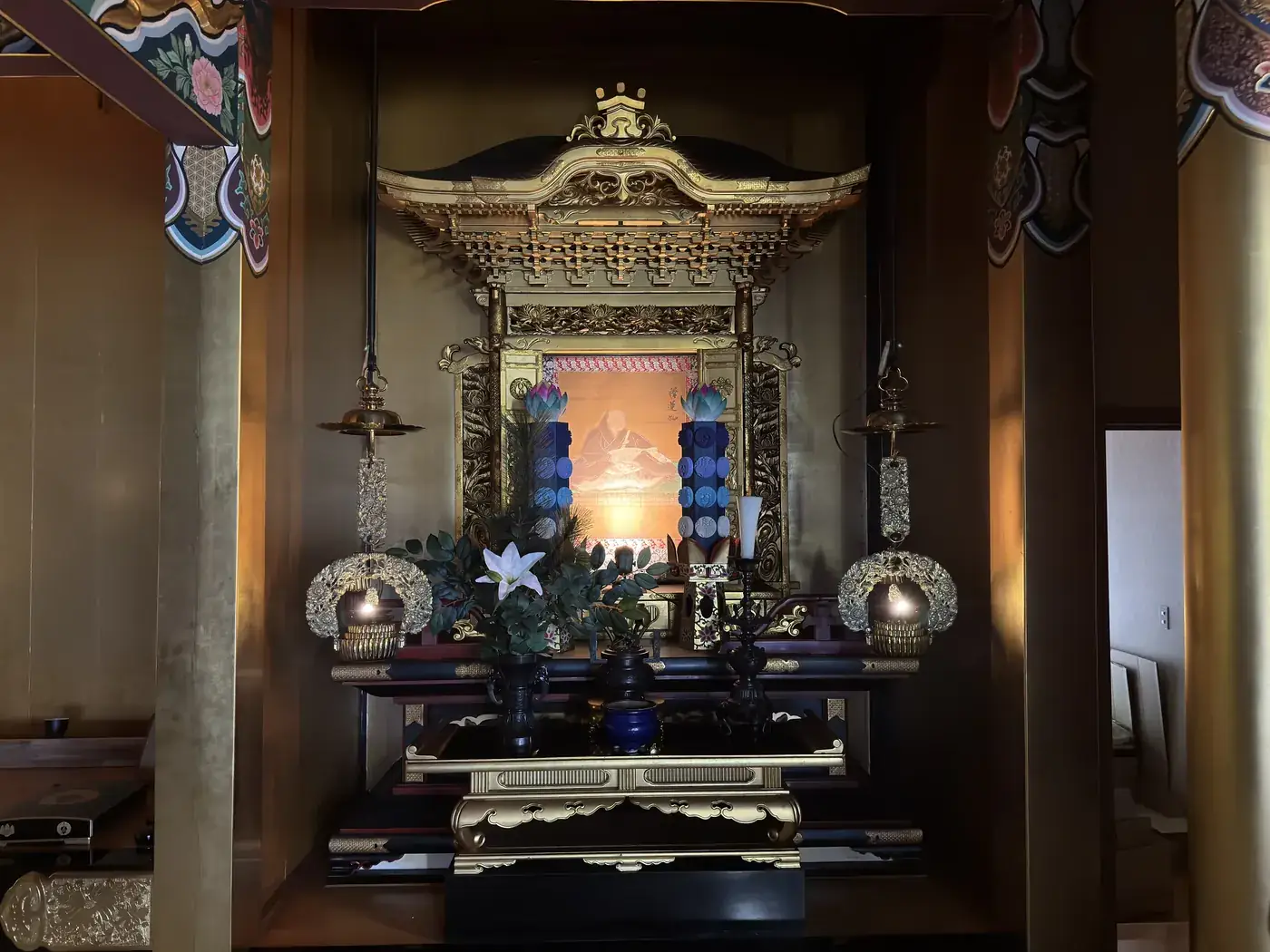 専教寺 本堂の余間
